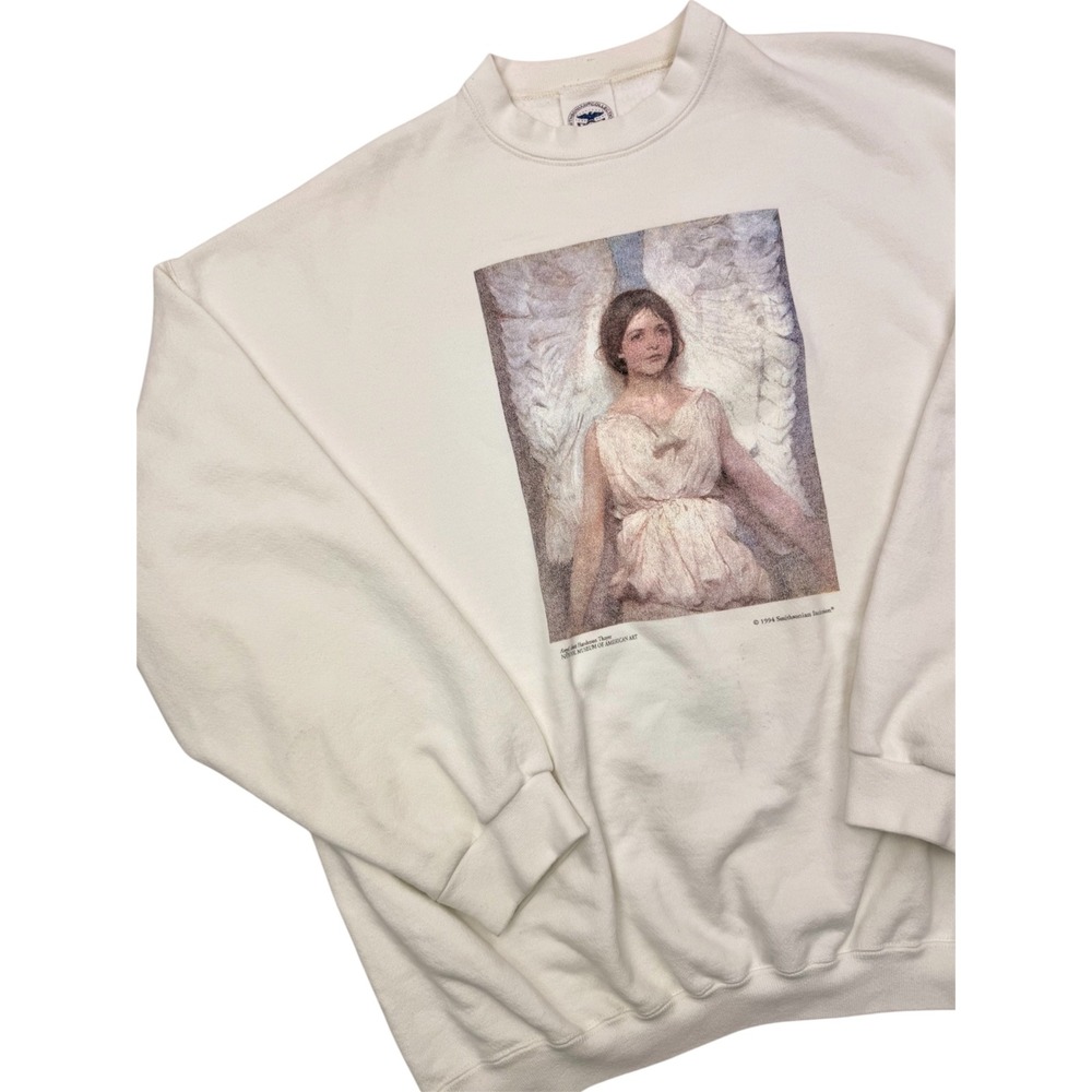 Vintage 1994 Smithsonian Institution Angel Abbott Handerson Thayer Sweatshirt XL